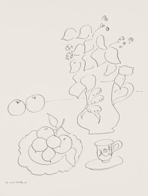 Henri Matisse, Serie A, var. 6 (Duthuit 9), Henri Matisse, Dessins, Themes et variations, Limited