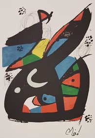 Joan Miro, Composition (Mourlot 1212-1225; Cramer 248), La melodie acide, Limited Edition Lithograph
