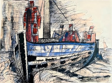 Marcel Gromaire, Composition, Eloge de Gromaire, Limited Edition Lithograph