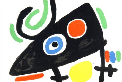 Joan Miro, Composition (Mourlot 872-881; Cramer 164), El tapis de Tarragona, Limited Edition