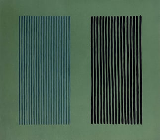 Gene Davis, Green Giant, Limited Edition Lithograph