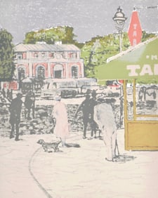 Maurice Brianchon, Flaneries, Regards sur Paris, Limited Edition Lithograph