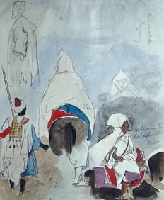 Eugene Delacroix, Composition, Trente et un Dessins et Aquarelles du Maroc, Limited Edition