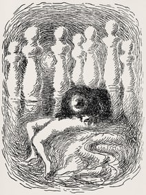 Rene Magritte, Composition, Les chants de Maldoror, Limited Edition Lithograph