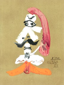 Pablo Picasso, Composition (Orozco 207-261), Vingt-Neuf Portraits Imaginaires, Limited Edition