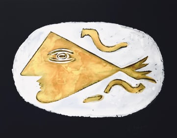 Georges Braque, Composition, Œdipe roi de Sophocle, Limited Edition Lithograph