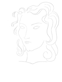 Henri Matisse, Rondels, Poesies de Stephane Mallarme, Limited Edition Lithograph