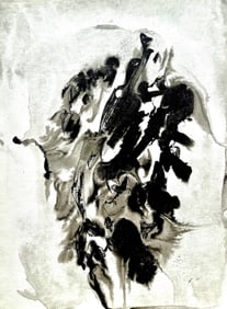 Francois Fiedler, Composition, Derriere le miroir, Limited Edition Lithograph