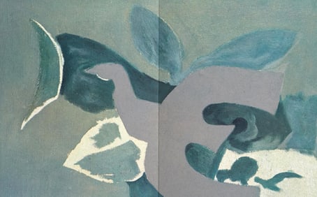 Georges Braque, Composition, Derriere le miroir, Limited Edition Lithograph