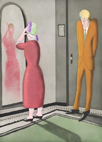 Benny Andrews, Composition, Everything That Rises Must Converge, Limited Edition Etching