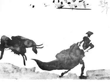 Pablo Picasso, Composition (Bloch 1276; Czwiklitzer 23), Toros y Toreros, Limited Edition Lithograph