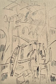 Fernand Leger, Sur la Route de Souville, Dessins de Guerre 1915-16, Limited Edition Lithograph