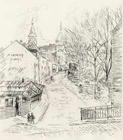 Charles Camoin, Montmartre, A La gloire a Paris, Limited Edition Etching