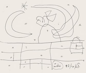 Joan Miro, Composition (Mourlot 872-881; Cramer 164), El tapis de Tarragona, Limited Edition