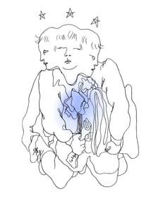 Jean Cocteau, Composition, Le Livre Blanc, Limited Edition Lithograph