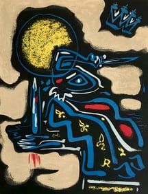 Andre Masson, Composition, Œuvres completes d'Albert Camus, Limited Edition Lithograph