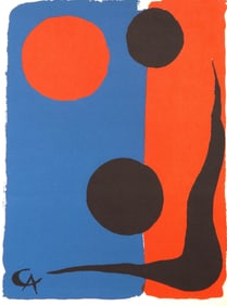 Alexander Calder, Composition, Derriere le miroir, Limited Edition Lithograph