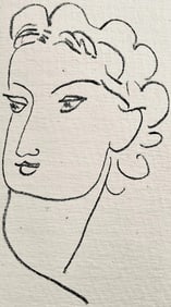 Henri Matisse, Lithographie VI (Duthuit 20), Repli, Gravures de Henri Matisse, Limited Edition
