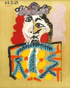 Pablo Picasso, Composition (Orozco 207-261), Vingt-Neuf Portraits Imaginaires, Limited Edition