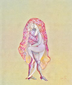 Leonor Fini, Composition, Fruits de la Passion, XXe siecle, Limited Edition Heliogravure