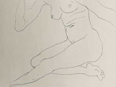 Henri Matisse, Composition (Dutel 3), Dessins de Henri-Matisse, Limited Edition Lithograph
