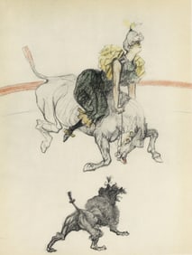 Henri de Toulouse-Lautrec, Dans les coulisses, The Circus by Toulouse-Lautrec, Limited Edition