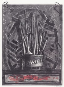 Jasper Johns, Composition, Jasper Johns, 17 Monotypes, Limited Edition Heliogravure