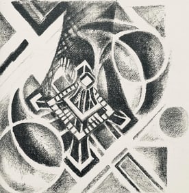 Robert Delaunay, Vue aerienne de la Tour (Habasque 720-728), Allo! Paris!, Limited Edition