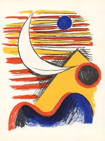 Alexander Calder, Composition, Derriere le miroir, Limited Edition Lithograph