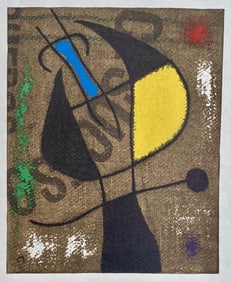 Joan Miro, Composition (Cramer 105), Femmes, Limited Edition Heliogravure