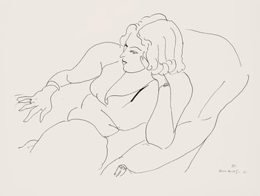 Henri Matisse, Serie B, var. 6 (Duthuit 9), Henri Matisse, Dessins, Themes et variations, Limited