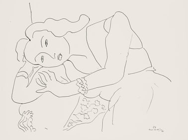 Henri Matisse, Serie C, var. 6 (Duthuit 9), Henri Matisse, Dessins, Themes et variations, Limited