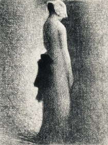 Georges Seurat, Le nœud noir, Seurat, Limited Edition Lithograph