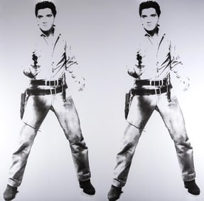 Andy Warhol, Double Elvis Presley, Official Limited Edition, Sunday B. Morning, Silkscreen