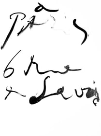 Pablo Picasso, Composition (Cramer 84; Johnson/Stein 77), 40 dessins de Picasso en marge du Buffon,