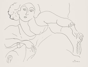 Henri Matisse, Serie C, var. 7 (Duthuit 9), Henri Matisse, Dessins, Themes et variations, Limited