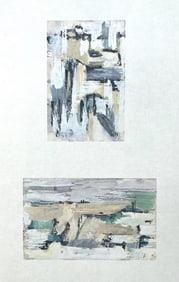 Jean Bazaine, Composition, Derriere le miroir, Limited Edition Lithograph