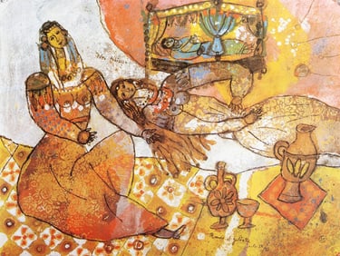 Theo Tobiasse, Romeo and Juliette IV, Original Edition Offset Lithograph