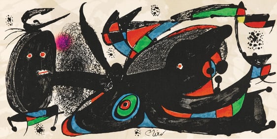 Joan Miro, Composition (Cramer 225; Mourlot 940), Limited Edition Lithograph