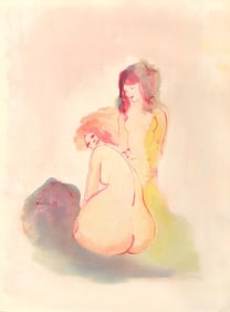Leonor Fini, Composition, Parallelement, Limited Edition Lithograph