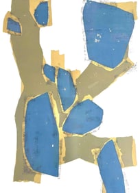 Raoul Ubac, Composition, Derriere le miroir, Limited Edition Lithograph