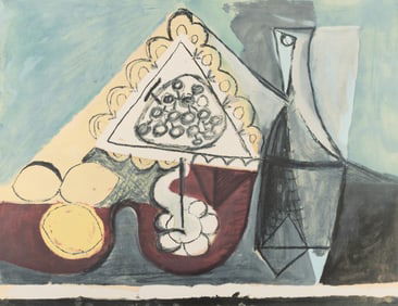 Pablo Picasso, Composition, Faunes et Flore d'Antibes, Limited Edition Lithograph