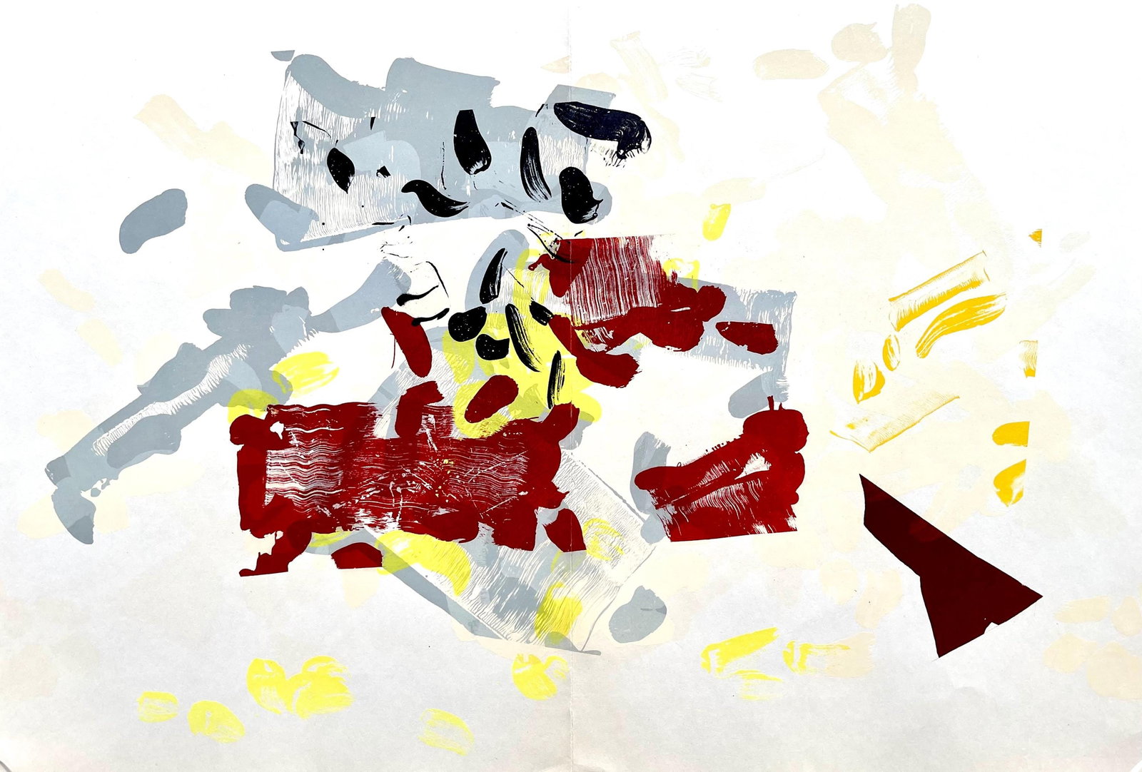 Jean-Paul Riopelle, Composition, Derriere le miroir, Limited Edition Lithograph (1 of 4)