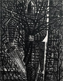 Marcel Gromaire, La Foret En Marche, Scene XXIII, Shakespeare, Macbeth, Eaux-fortes de Gromaire,