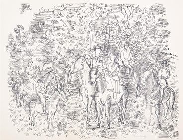 Raoul Dufy, Dessin, Lettre a mon peintre Raoul Dufy, Limited Edition Lithograph