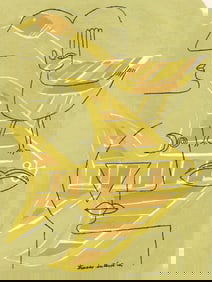 Victor Brauner, Composition, XXe siecle, Limited Edition Lithograph