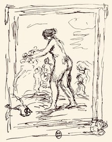 Pierre-Auguste Renoir, Femme au cep de vigne, Les Lithographies de Renoir, Limited Edition