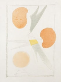 Georges Braque, Composition (Vallier 143), La Liberte des Mers, Limited Edition Lithograph