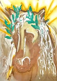 Salvador Dali, Le Cheval du Printemps, Les Chevaux de Dali, Fac-simile Signed, Limited Edition