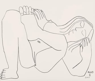 Pablo Picasso, Composition (Orozco 193-204), Au Baiser D'Avignon, Limited Edition Lithograph